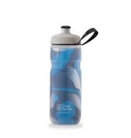 Polar Bottles Polar Bottles Sport Insulated Contender Water Bottle - 20oz, Blue/Silver