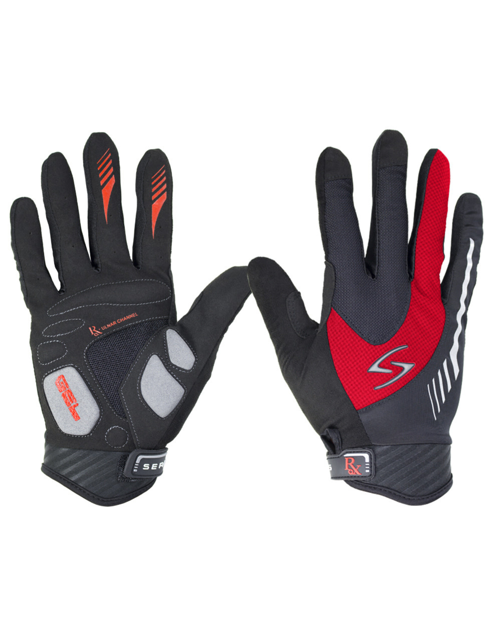 SERFAS UNISEX FULL FINGER RX BLACK XX-LARGE