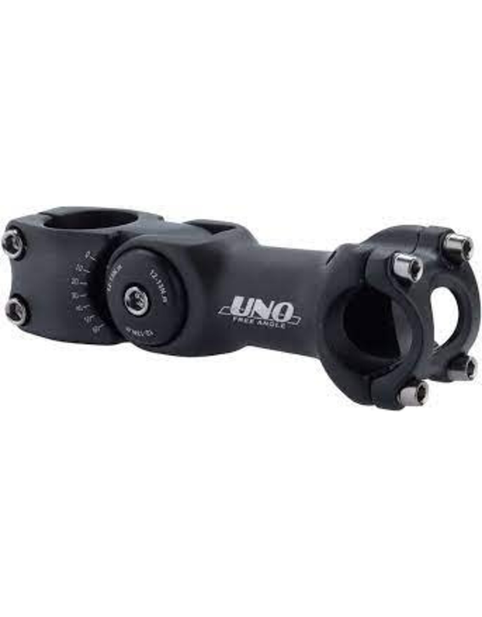 Kalloy Kalloy 820 Stem - 110mm, 25.4 Clamp, Adjustable, 1 1/8", Aluminum, Black