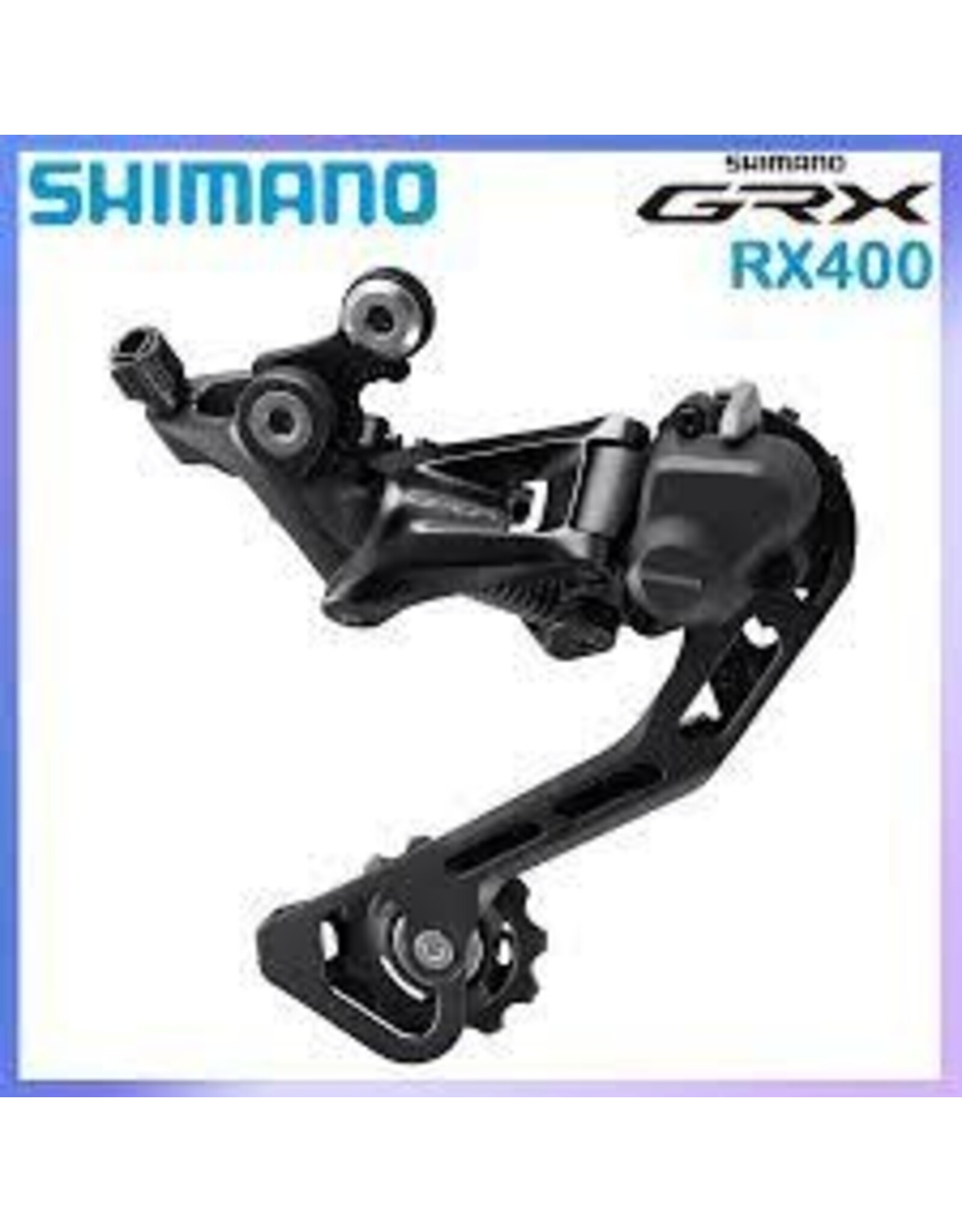 Shimano Shimano GRX RD-RX400 Rear Derailleur - 10-Speed, Long Cage, Black, With Clutch