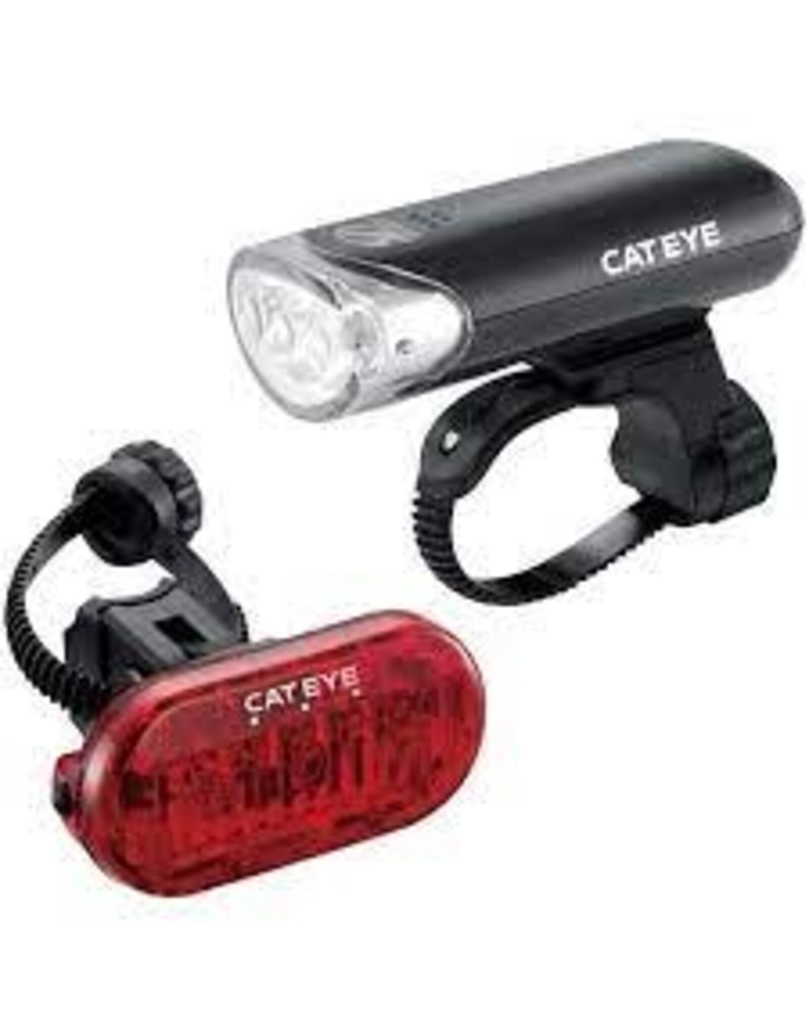 CatEye CatEye HL-EL135 LED Headlight and Omni3 LED Taillight Set: Black