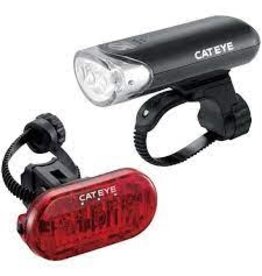 CatEye CatEye HL-EL135 LED Headlight and Omni3 LED Taillight Set: Black