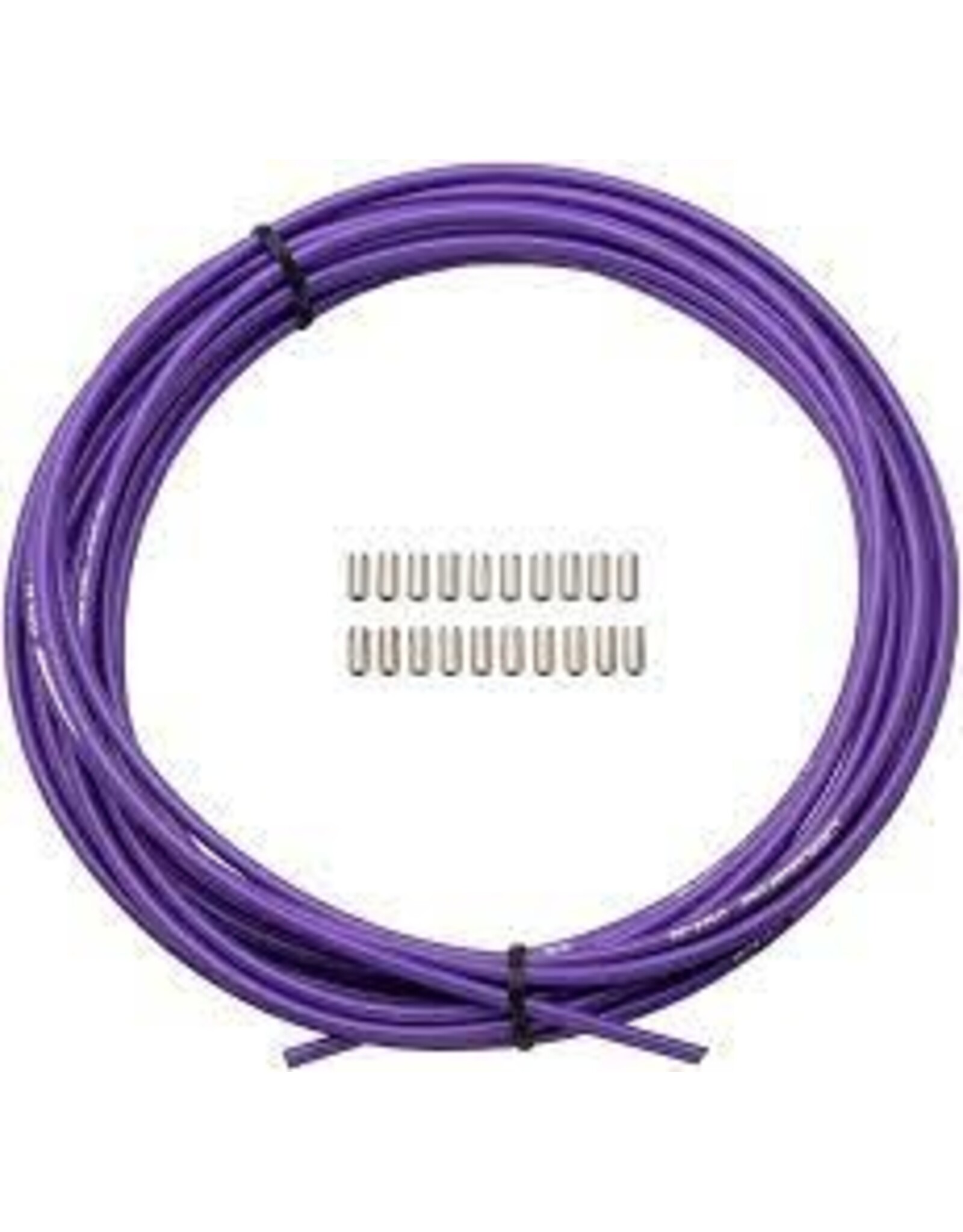 Jagwire Jagwire 5mm Sport Brake Housing with Slick-Lube Liner, Purple per foot