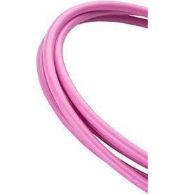 Jagwire Jagwire 4mm Sport Derailleur Housing with Slick-Lube Liner, Pink per foot