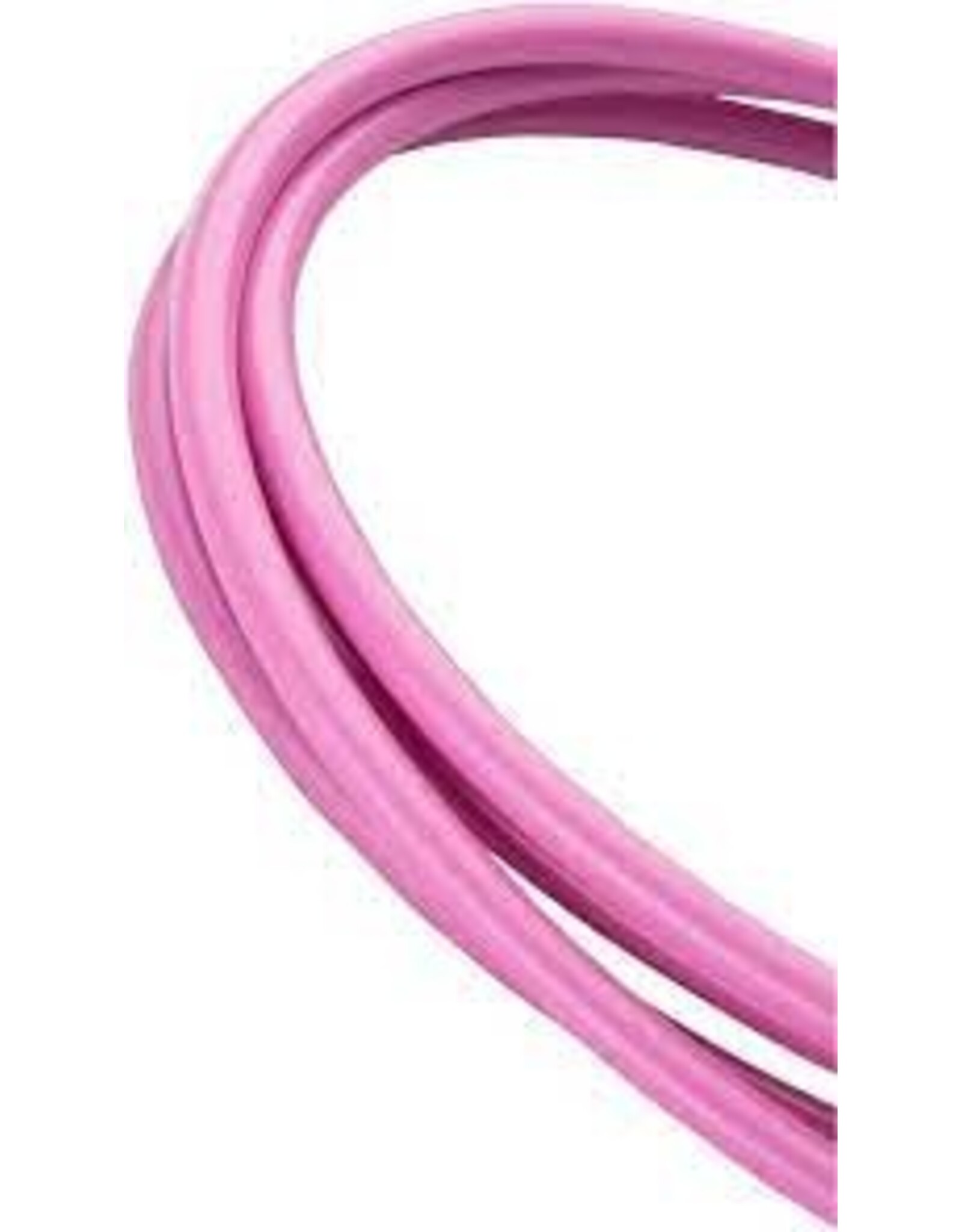 Jagwire Jagwire 5mm Pink Brake Housing with Slick-Lube Liner, per foot