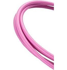 Jagwire Jagwire 5mm Pink Brake Housing with Slick-Lube Liner, per foot