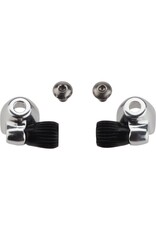 Problem Solvers Problem Solvers Downtube Housing Stops with Barrel Adjusters Silver