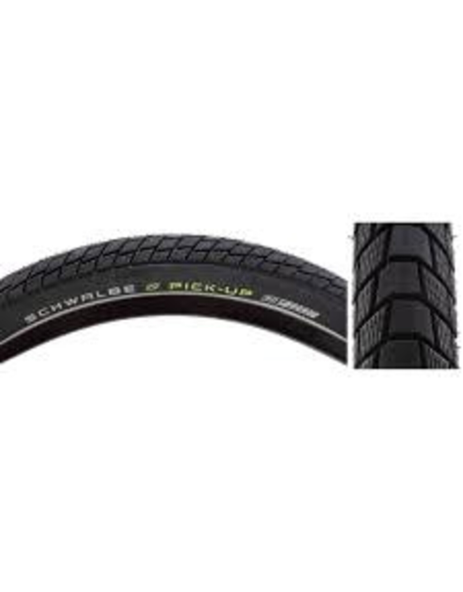 Schwalbe Schwalbe Pick-Up Tire - 26 x 2.35, Clincher, Wire, Black/Reflective, Performance Line, Super Defense, Addix E, Twin Skin, E-50