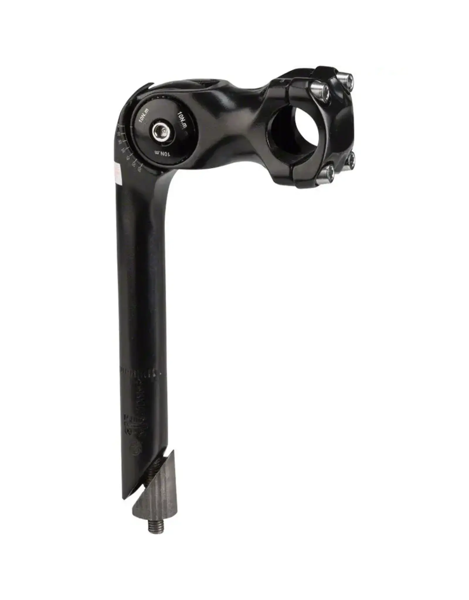 Kalloy Kalloy 820 Stem - 80mm, 25.4 Clamp, Adjustable, 22.2-24tpi Quill, Alloy, Black