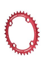 RaceFace RaceFace Narrow Wide Chainring: 104mm BCD, 32t, Red