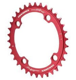 RaceFace RaceFace Narrow Wide Chainring: 104mm BCD, 32t, Red