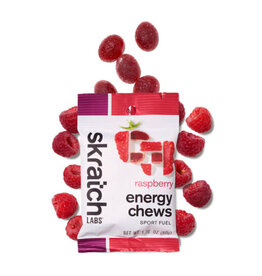 Skratch Sport Energy Chews, Raspberry, 50g, each