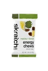 Sport Energy Chews, Match Green Tea & Lemon, 50g, Single Serving