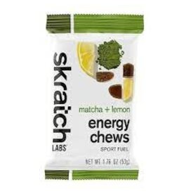Sport Energy Chews, Match Green Tea & Lemon, 50g, Single Serving