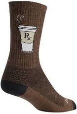 SockGuy SockGuy Wool Addict Socks - 6inch, Brown, Small/Medium