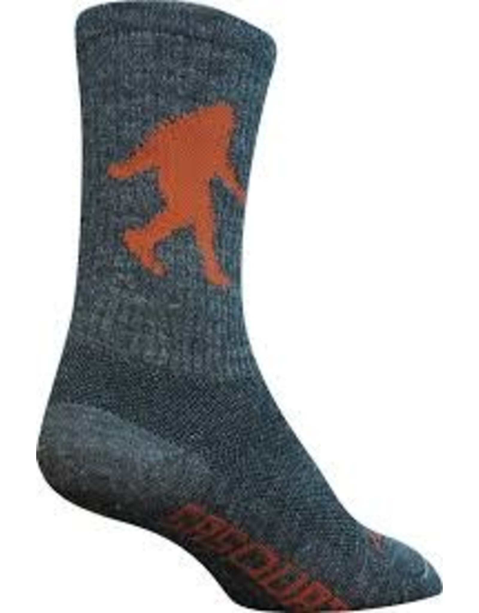 SockGuy SockGuy Wool Sasquatch Socks - 6", Gray, Small/Medium