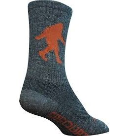 SockGuy SockGuy Wool Sasquatch Socks - 6", Gray, Small/Medium