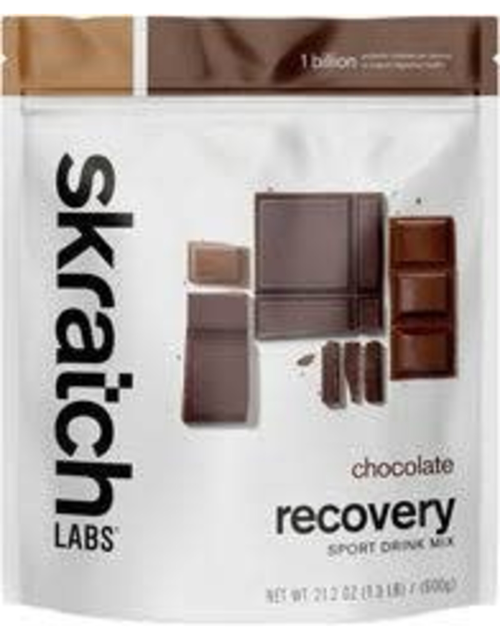 Skratch Labs Recovery Sport Drink Mix, Chocolate, 24-Serving Resealable Pouch