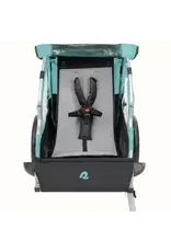 Retrospec Retrospec Rover Kids Trailer- Double, Blue Ridge