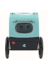 Retrospec Retrospec Rover Kids Trailer- Double, Blue Ridge