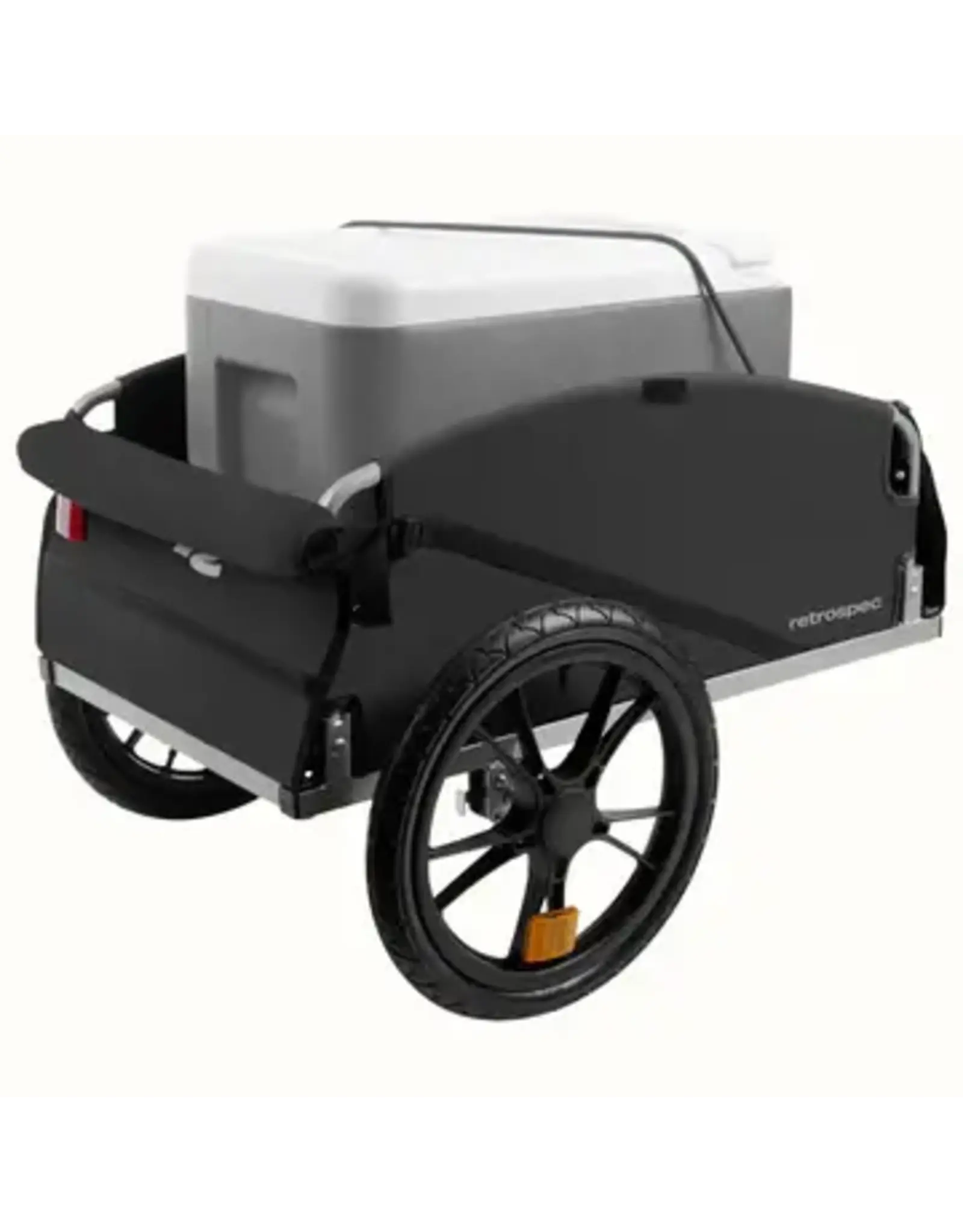 Retrospec Rover Hauler Cargo Trailer, Black