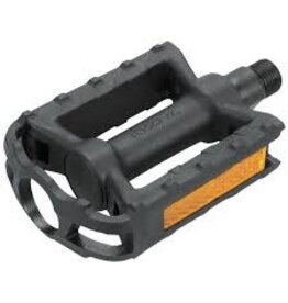 Dimension Dimension Junior Pedals - Platform, Plastic, 1/2", Black