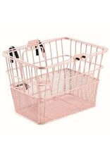 Retrospec Apollo Mesh Bike Basket V2 Blush