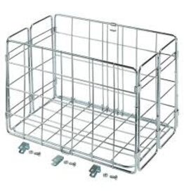 Wald WLD 582 Side-Mount Folding Rear Basket 12.75x7.25x8.5 Chrome