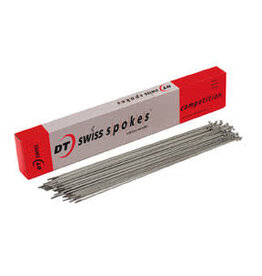 DT SWISS DT Swiss Competition Spoke: 2.0/1.8/2.0mm, 260mm, J-bend, Silver, Box of 100