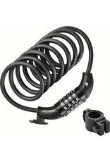 Retrospec Retrospec Grizzly combo cable lock 8mm