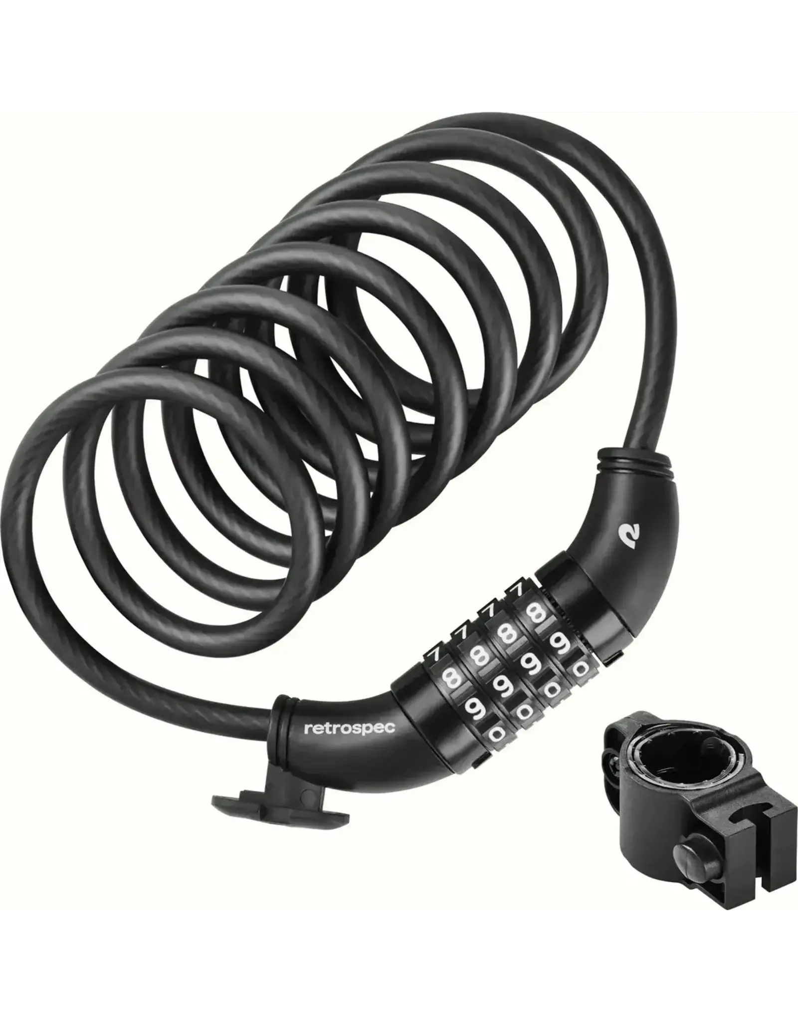 Retrospec Retrospec Grizzly combo cable lock 8mm