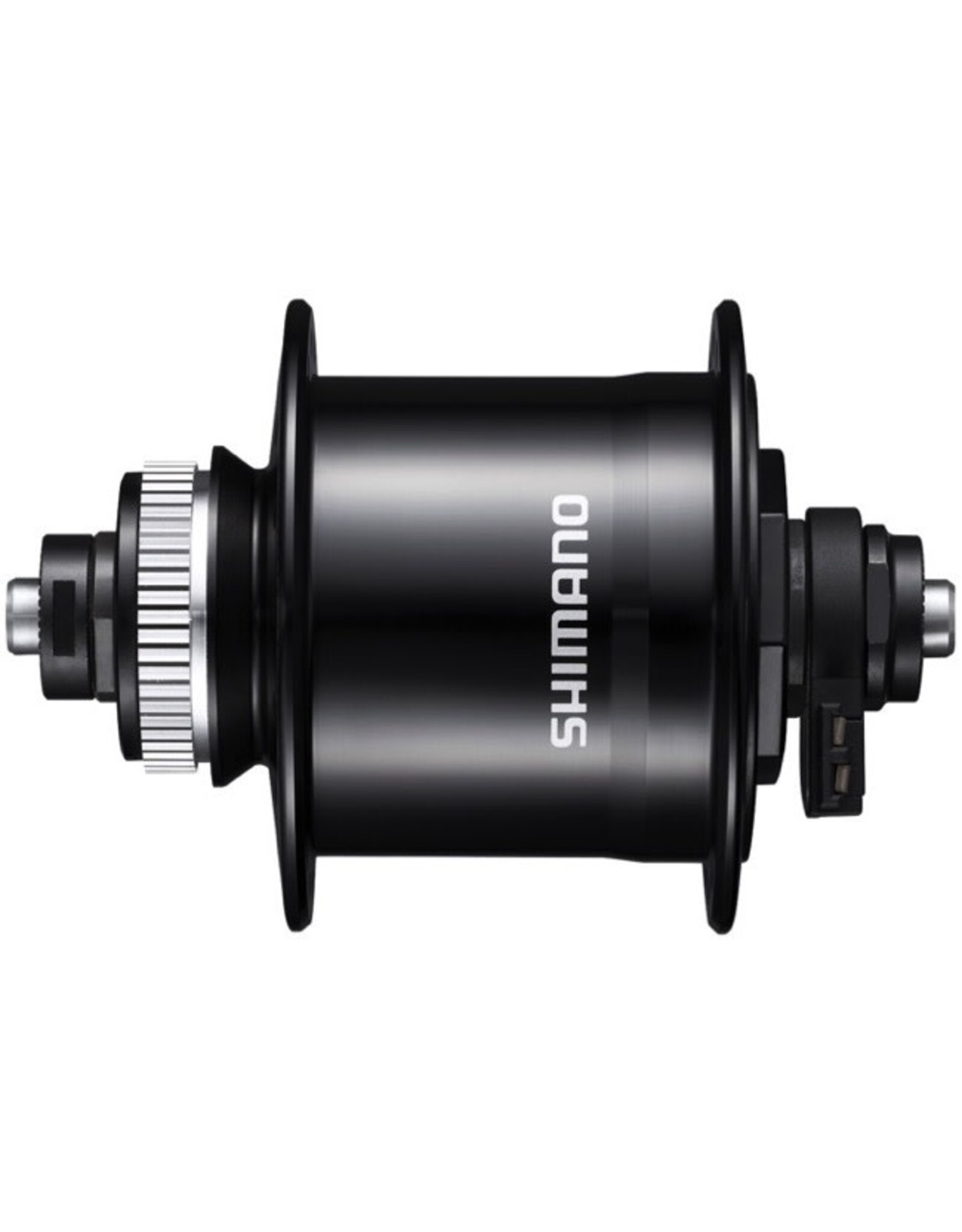 Shimano Shimano Metrea DH-UR700-3D Dynamo Front Hub - QR x 100mm, Center-Lock, Black, 36h