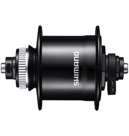 Shimano Shimano Metrea DH-UR700-3D Dynamo Front Hub - QR x 100mm, Center-Lock, Black, 36h