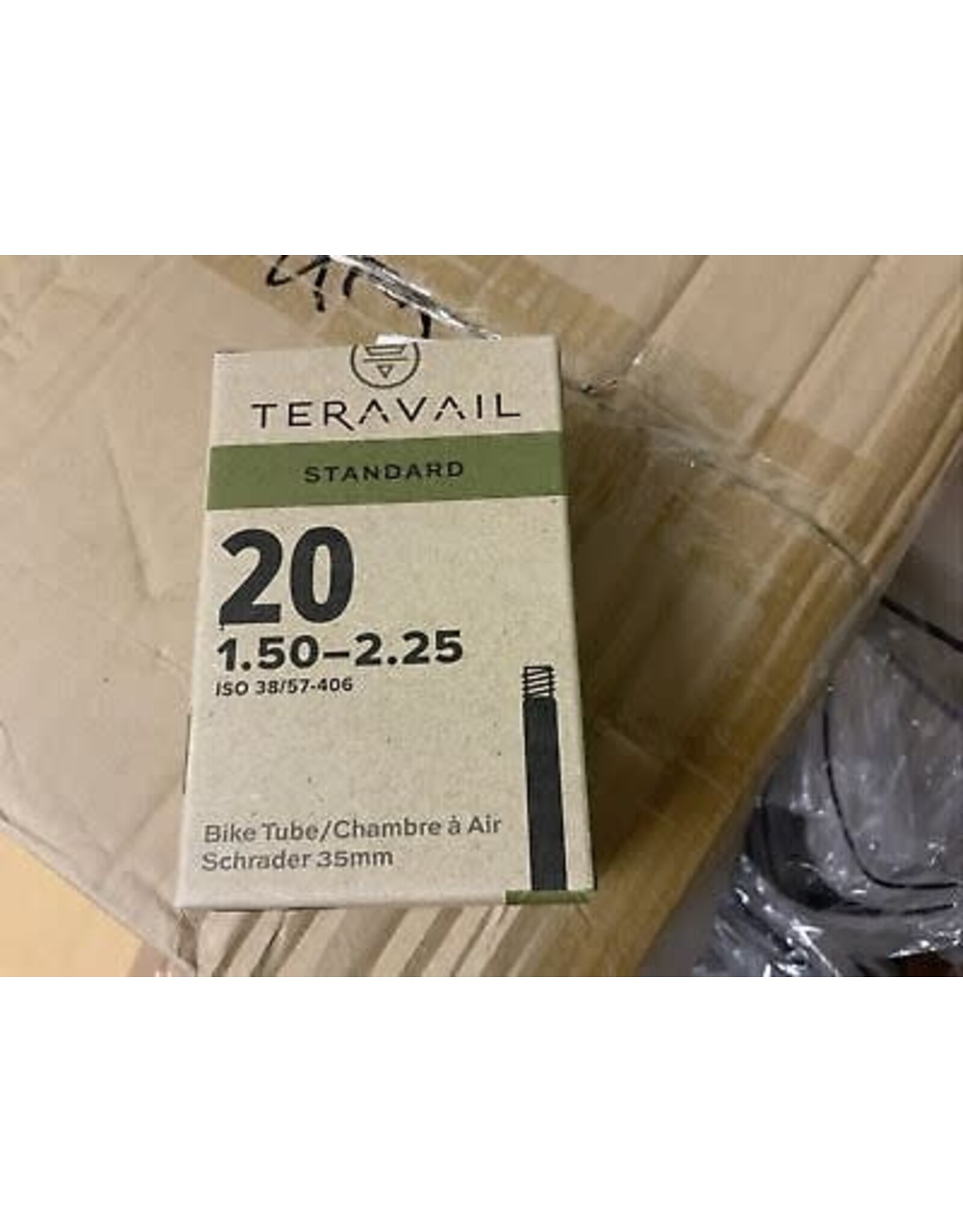 Q-Tubes Teravail 20" x 1.50”-2.25" Schrader Valve Tube