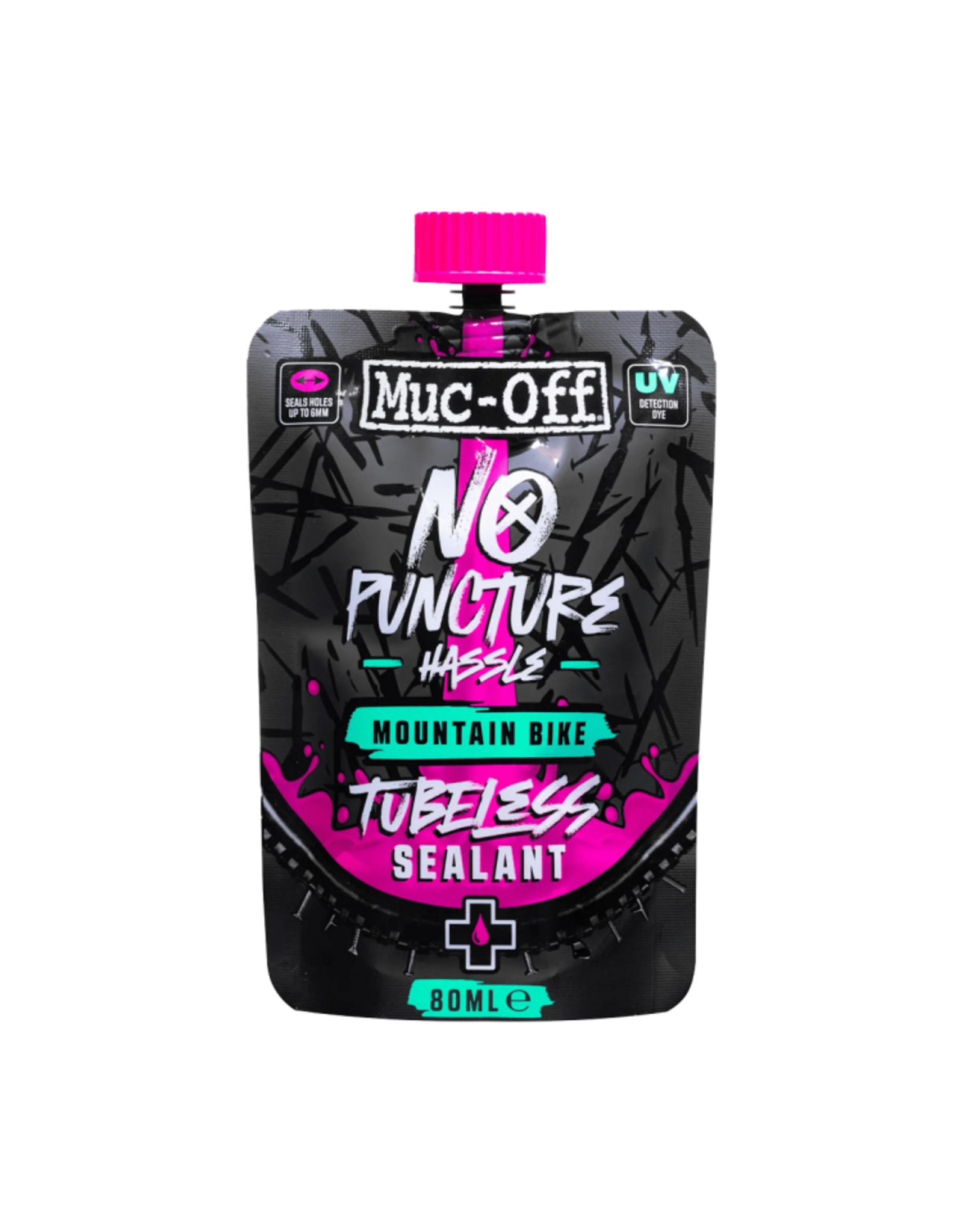 Muc-Off Muc-Off MTB Tubeless Tire Sealant - 80ml Pouch