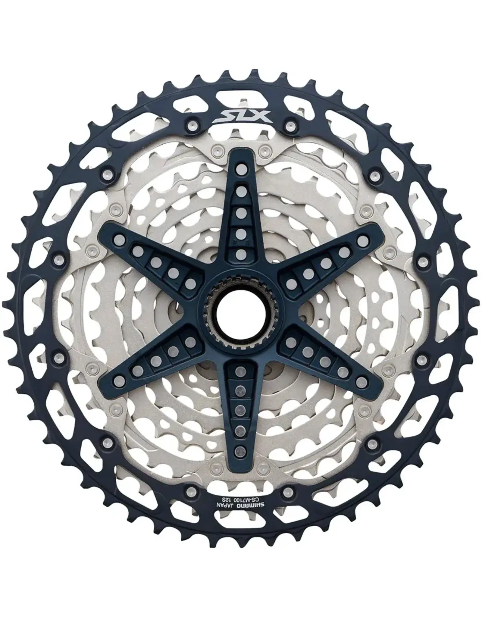 Shimano Shimano SLX CS-M7100 Cassette - 12-Speed, 10-51t, Silver/Black, Micro Spline