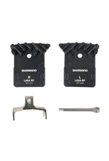 Shimano Shimano L05A-RF Disc Brake Pad and Spring - Resin Compound, Finned Alloy Back Plate, One Pair