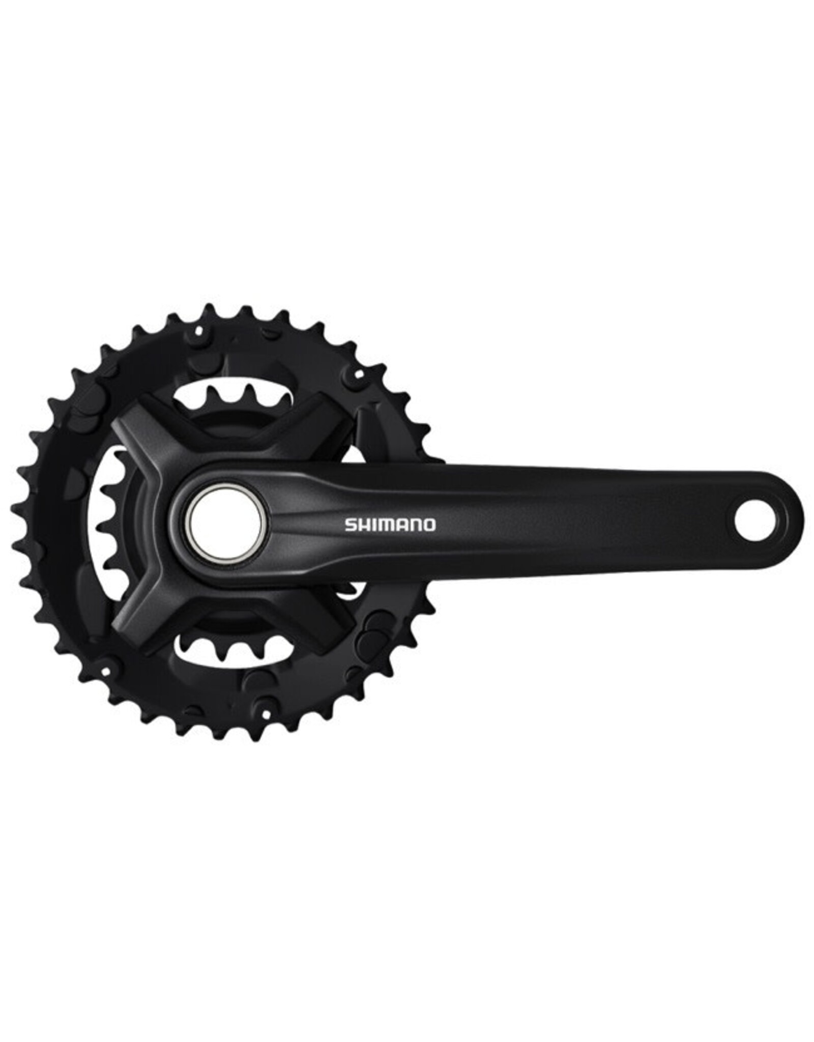 Shimano Shimano FC-MT210-B2 Crankset - 175mm, 9-Speed, 36/22t, Riveted, 51.8mm Chainline, Black