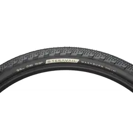 Teravail Teravail Washburn Tire - 700 x 47, Tubeless, Folding, Black, Durable