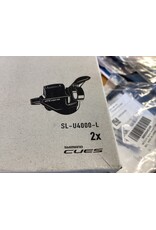 Shimano Shimano CUES SL-U4000-L Shifter - Left, 2-Speed, Rapidfire Plus Mono, Optical Gear Display, Black