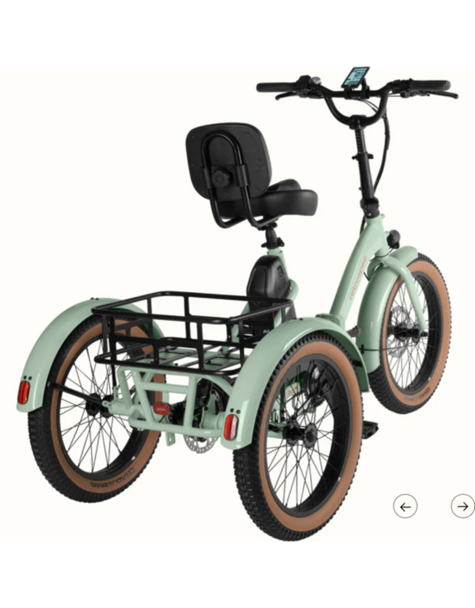 Retrospec Retrospec Boca Rev Trike Electric 500W/48V Matcha