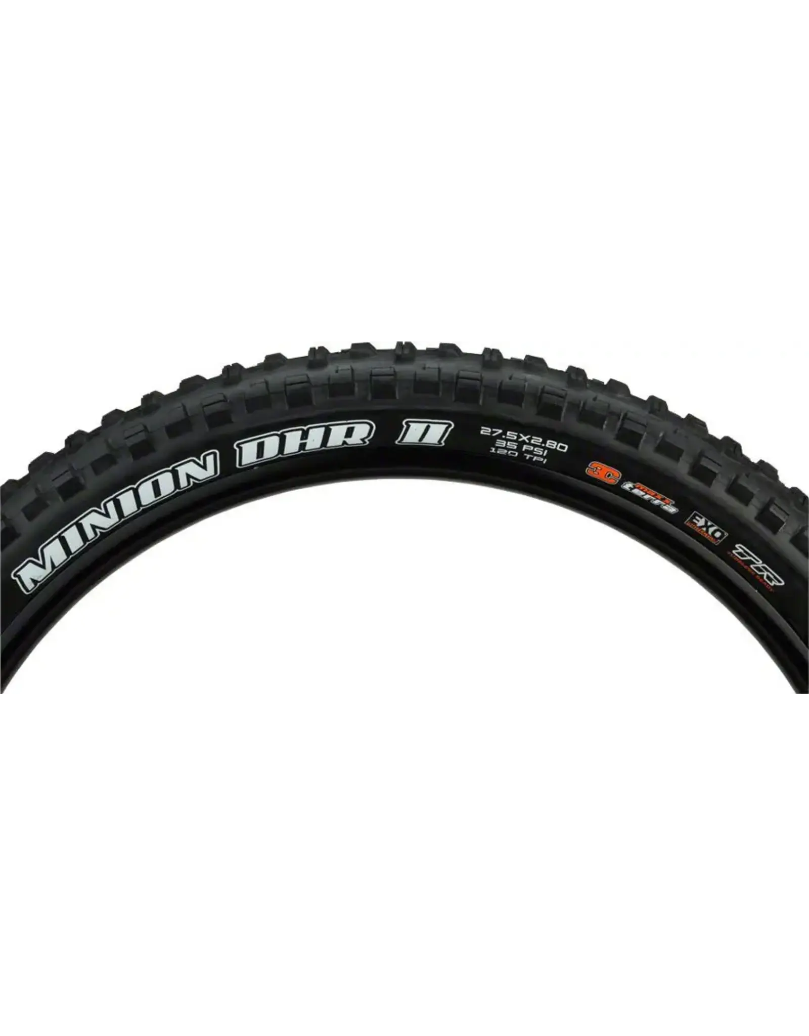 Maxxis Maxxis Minion DHR II Tire - 27.5 x 2.8, Tubeless, Folding, Black, 3C MaxxTerra, EXO