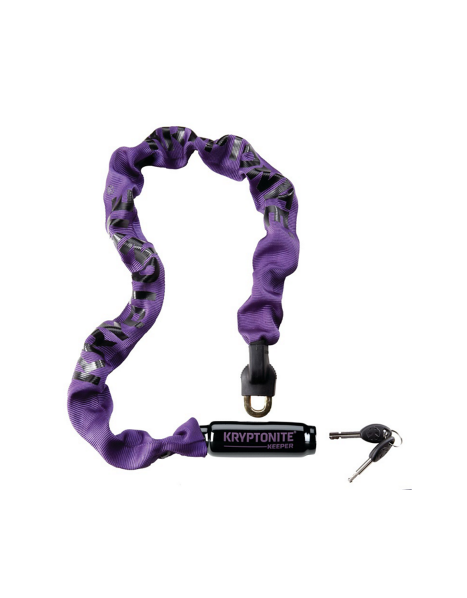 Kryptonite Krypto Keeper 785 Integrated Chain Lock: 2.8' (85cm) Purple