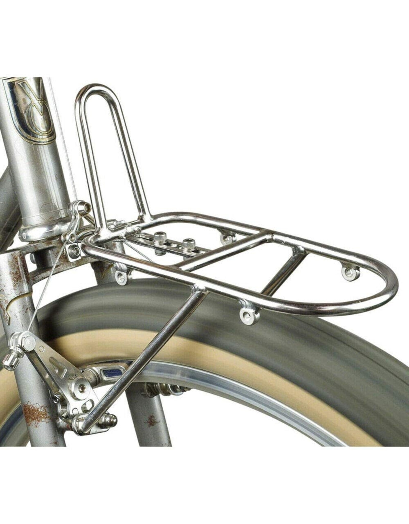 Velo Orange Velo Orange Randonneur Front Canti Rack: Polished Stainless Steel