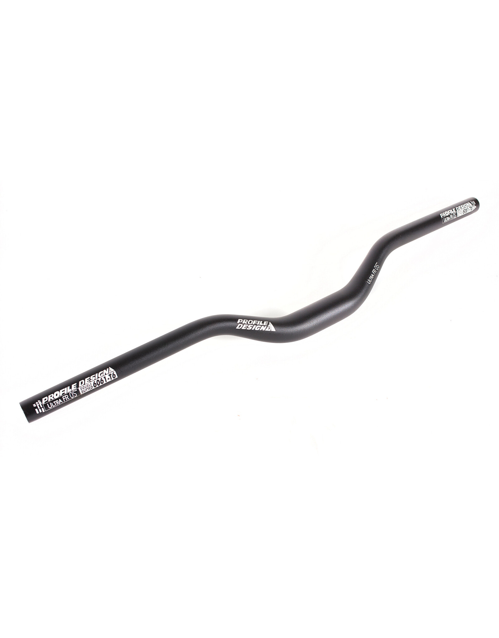 Profile Design Profile Design Ultra FR Handlebar: 25.4mm Bar Clamp 60mm Rise 650mm Wide, Black