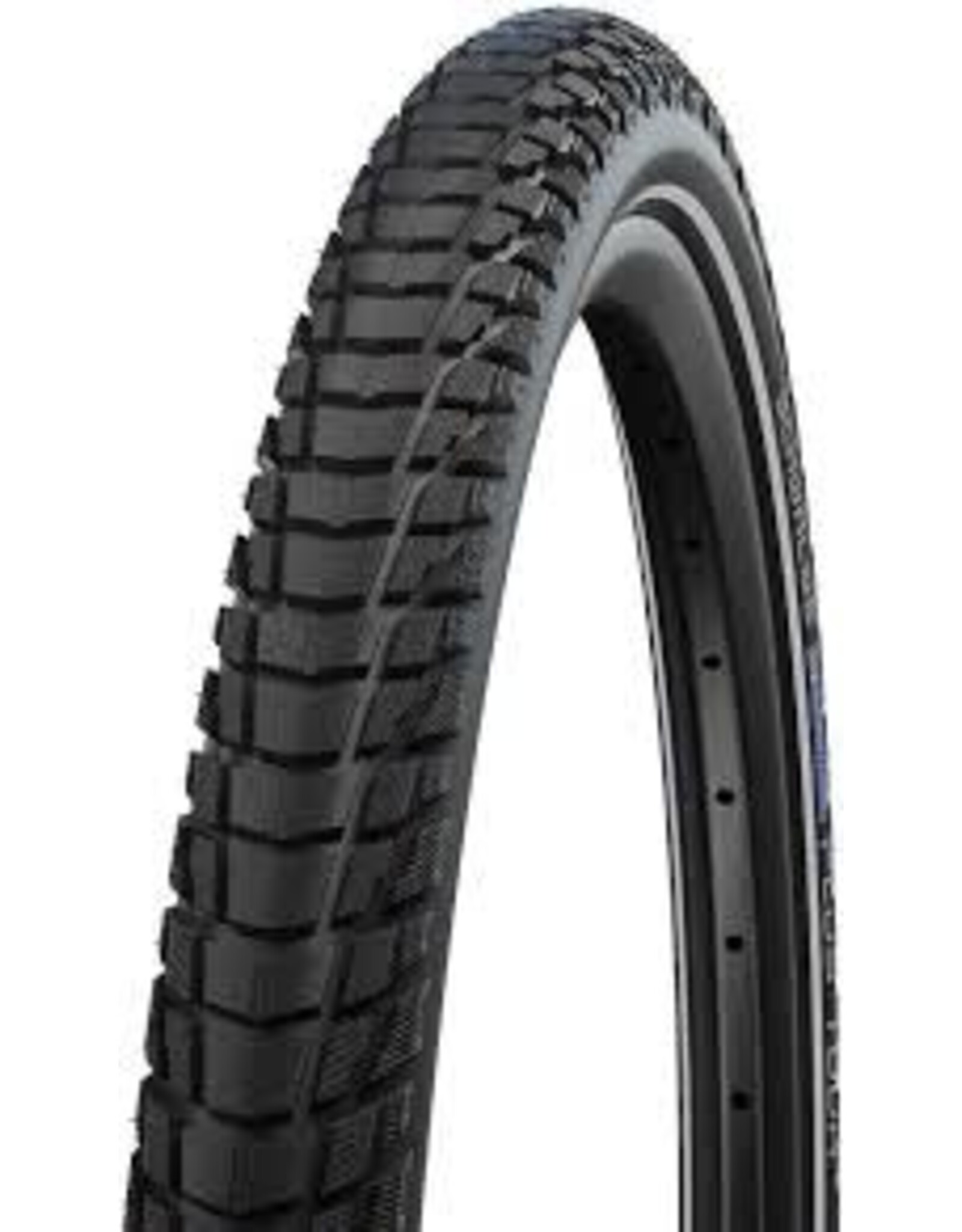 Schwalbe Schwalbe Marathon Plus Tour Tire - 26 x 2.0, Clincher, Wire, Black/Reflective, Performance Line, SmartGuard, Addix, E-50