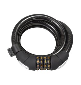 SERFAS Serfas Lock 6Ft X 15Mm Coiled Combo Lock