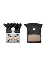 Shimano Shimano L04C-MF Disc Brake Pads and Springs - Metal Compound, Finned Alloy and Stainless Steel Back Plate, One Pair