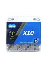 KMC KMC X10 Chain - 10-Speed, 116 Links, Gray