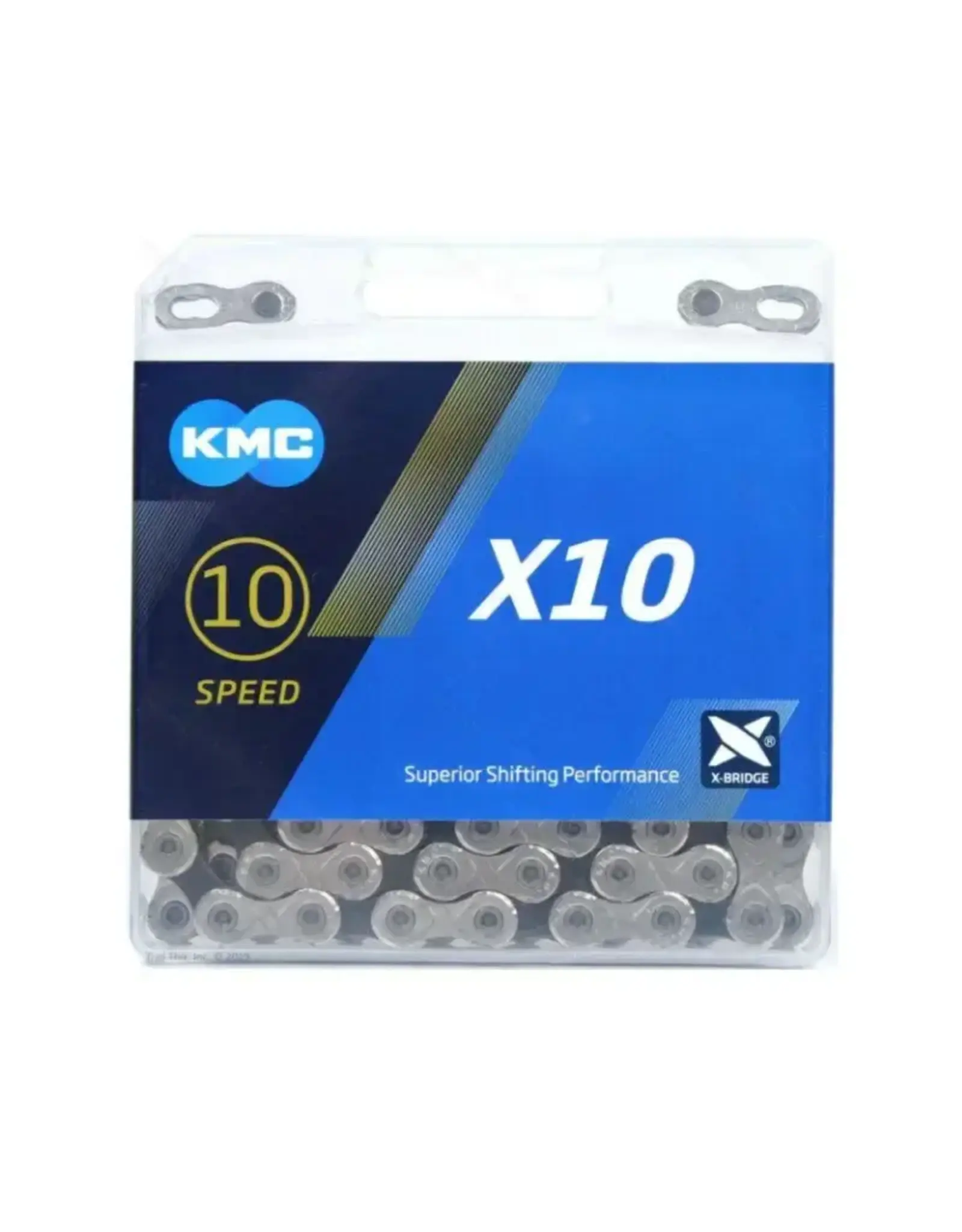 KMC KMC X10 Chain - 10-Speed, 116 Links, Gray